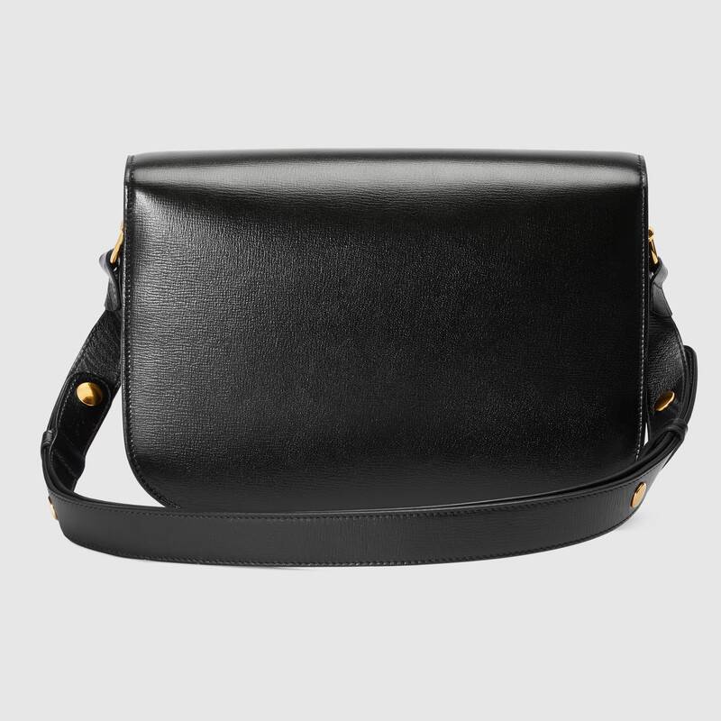 Gucci Horsebit 1955 Small Shoulder Bag 602204 Black